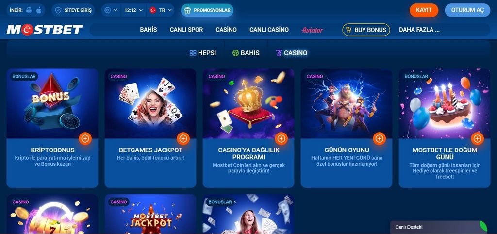 Türk Oyuncular İçin En Etkili Bahis ve Online Casino Sistemi Mostbet Türkiye'ye Hoş Geldiniz